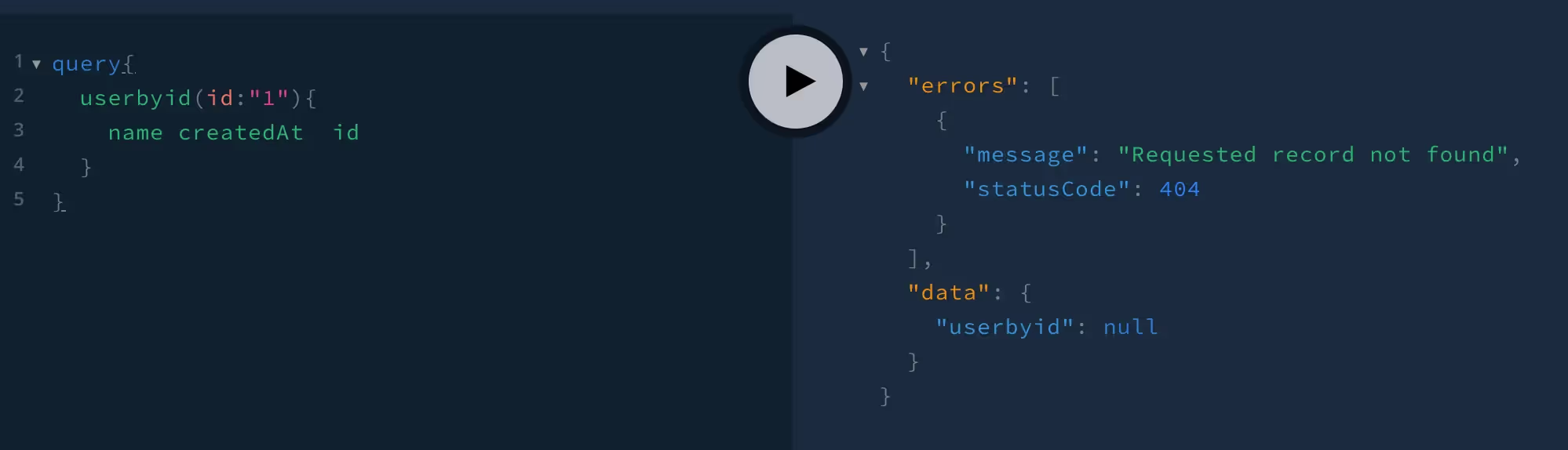Handling GraphQL Errors with Status Code