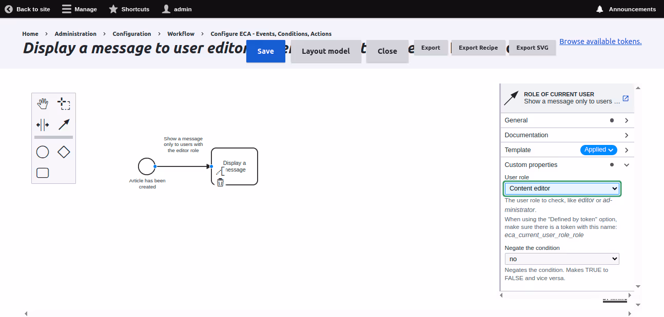 ECA interface