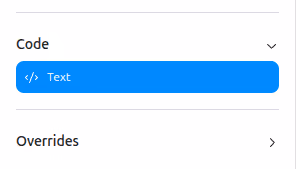 Code component in XB