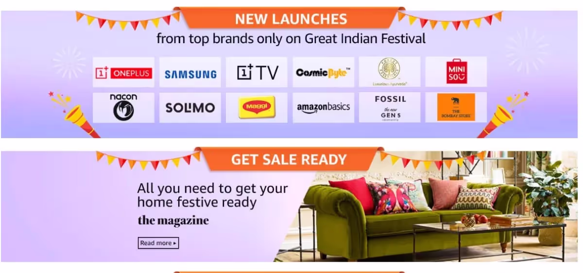 amazon sale banner