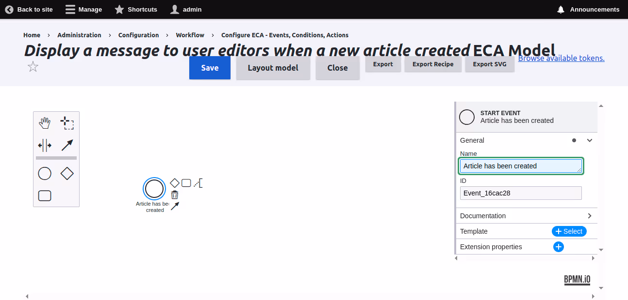 ECA interface