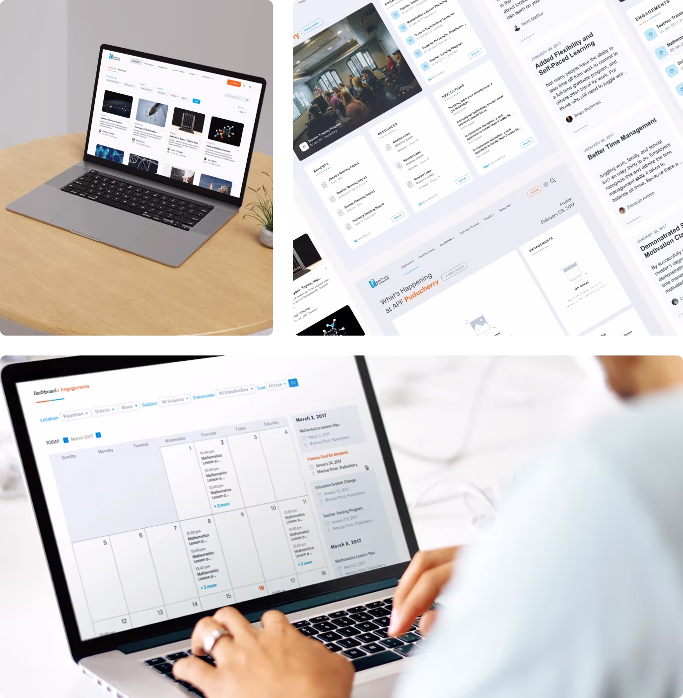 Azim Premji Foundation Website Mockups