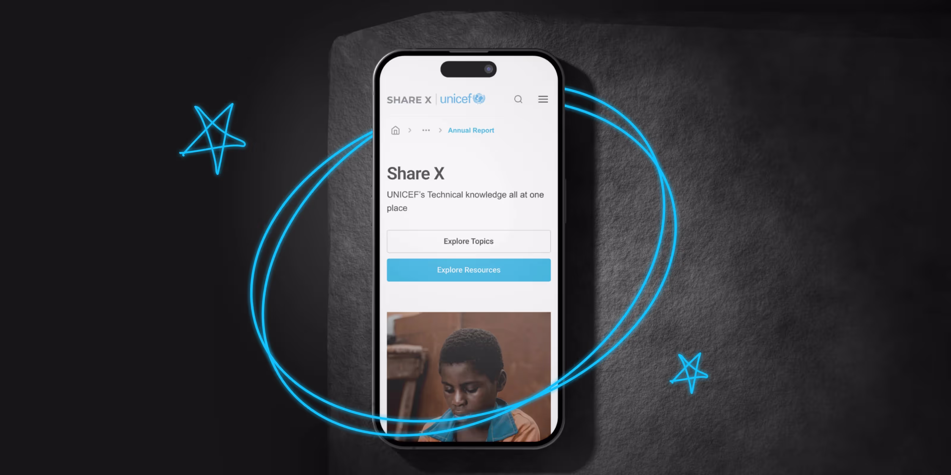 Defining UNICEF ShareX with Design