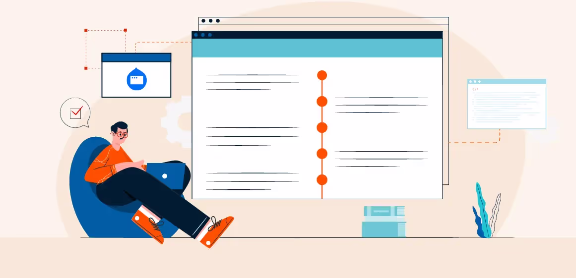 Creating a vertical timeline with Acquia Site Studio