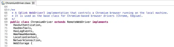Selenium 4 Chrome DevTools