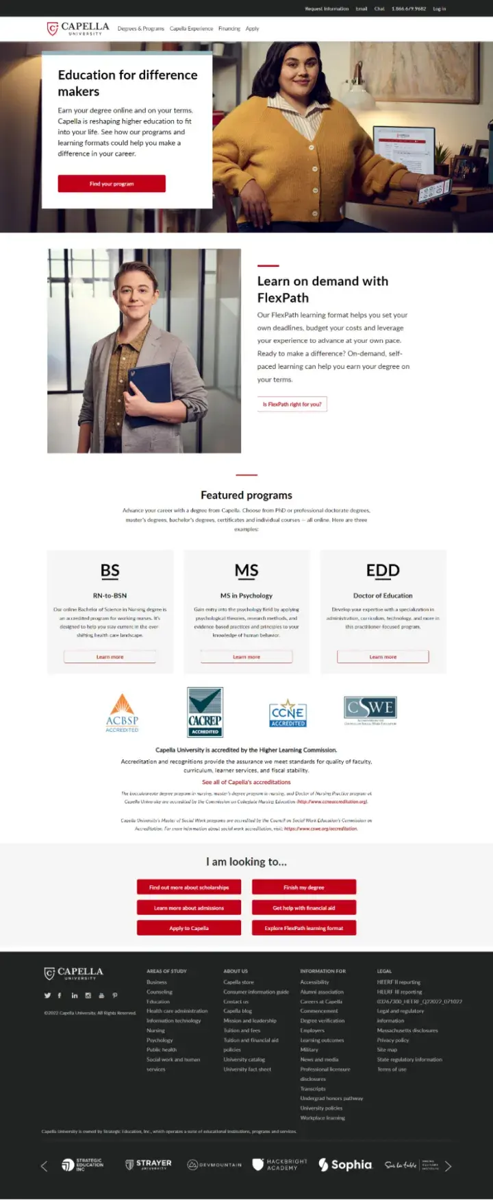 DXP Transforming Academic Experiences - Capella University