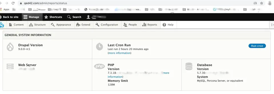 Drupal 9 upgrade