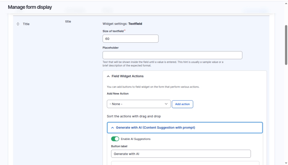  Configure Content Suggestions