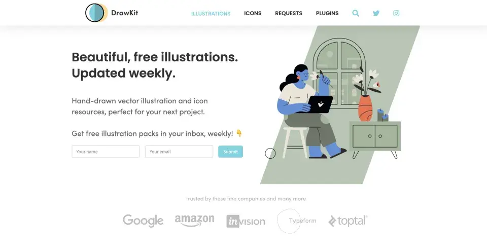 Screenshot from draw kit