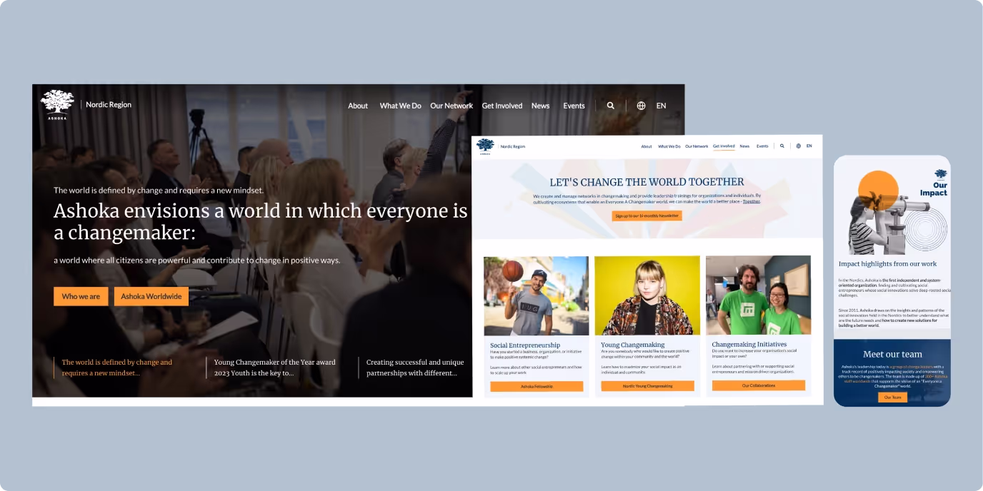 Ashoka Case Study Mockups