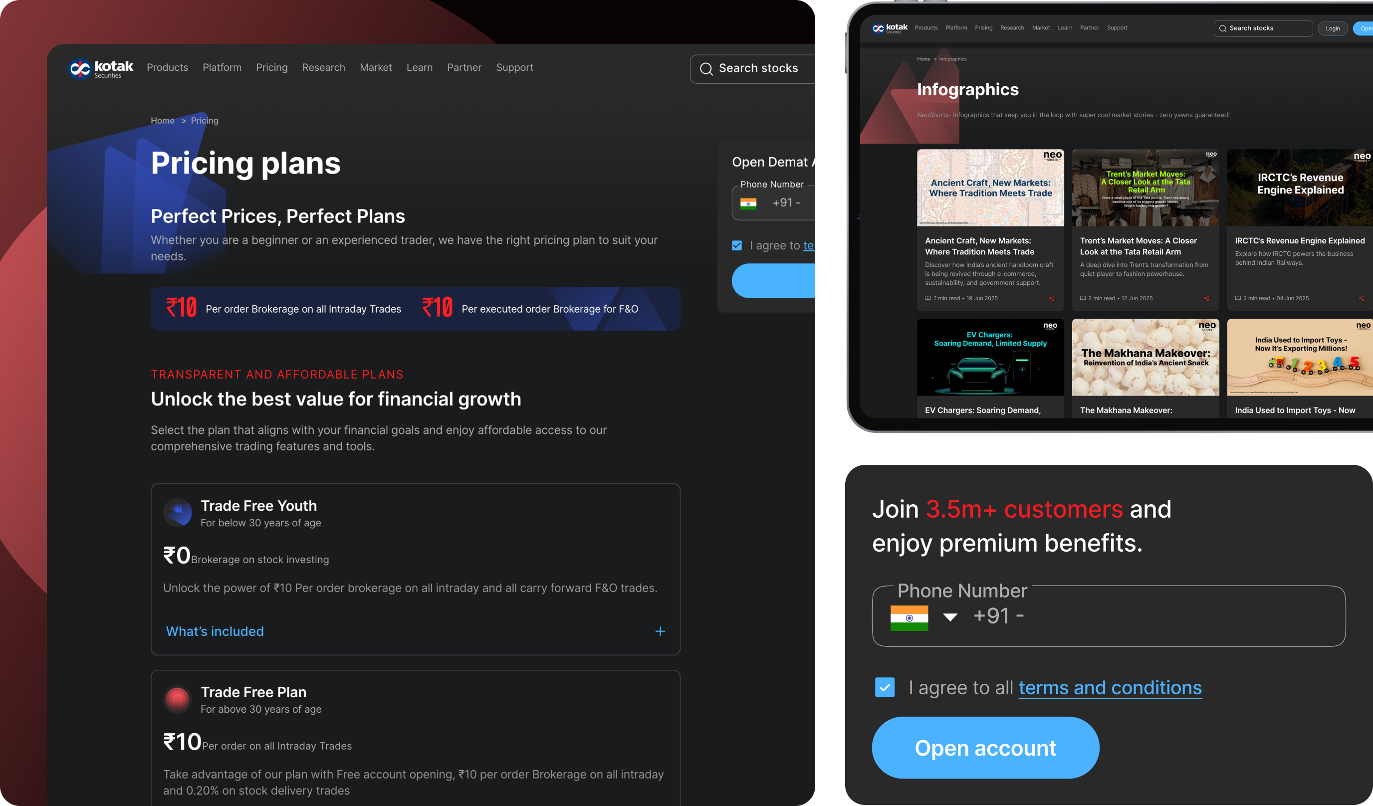 Modular, index-ready content templates